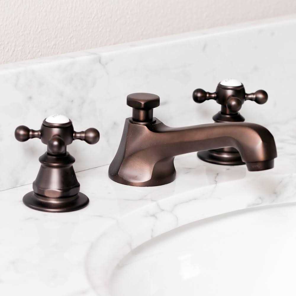 Water Creation F2-0009-01-BX American 20th Century Classic Widespread Lavatory Faucet with Pop-Up Drain - Cheap Fitting