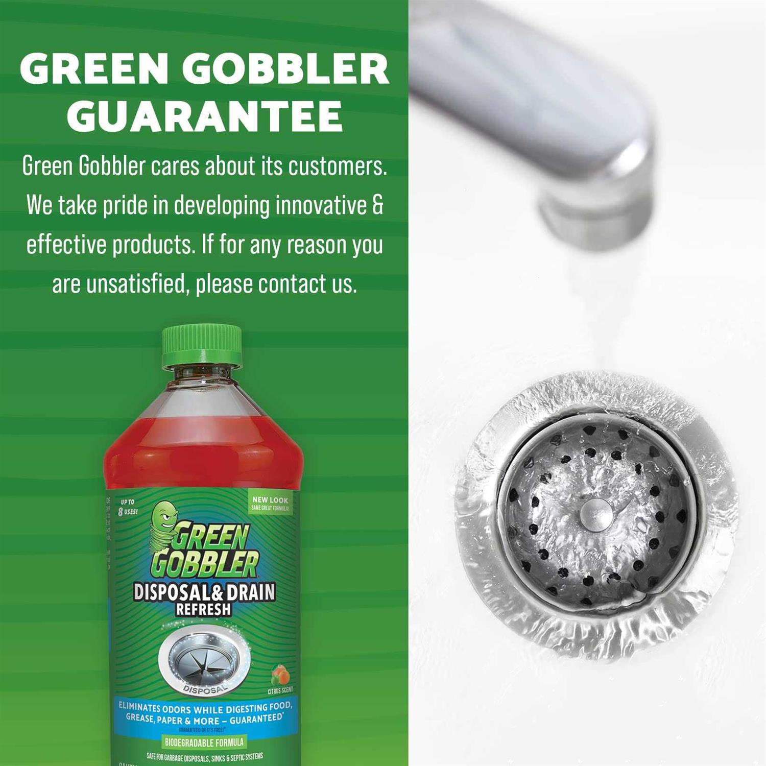 Green Gobbler Garbage Disposal Drain Cleaner - Cheap Fitting