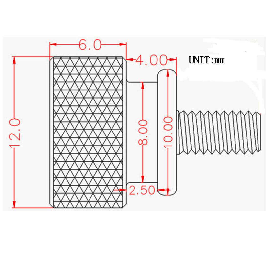 uxcell Computer PC Case Knurled Thumb Screws - Cheap Fitting
