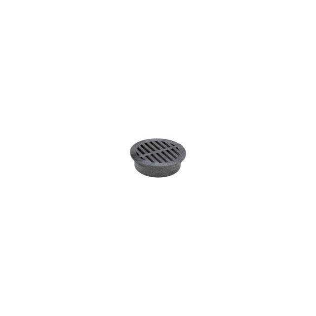 NDS 6 in. Round Grate Black - Cheap Fitting