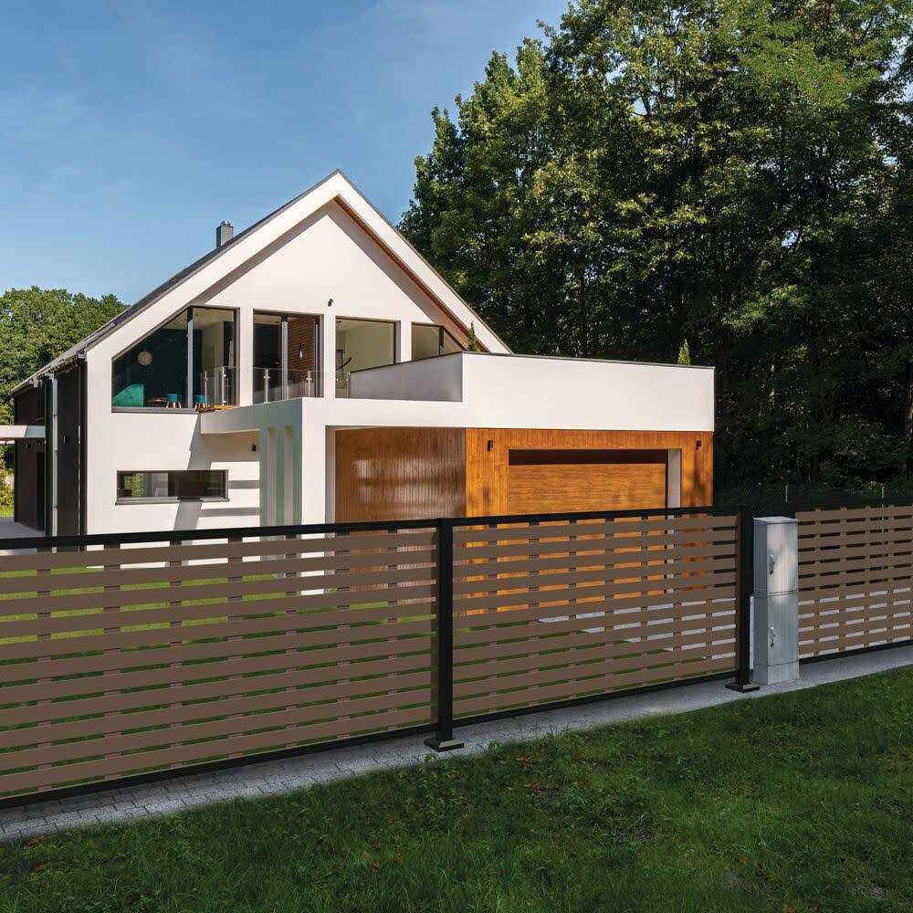 Barrette Outdoor Living 3 ft. x 6 ft. Boardwalk Polypropylene Decorative Screen Panel - Cheap Fitting