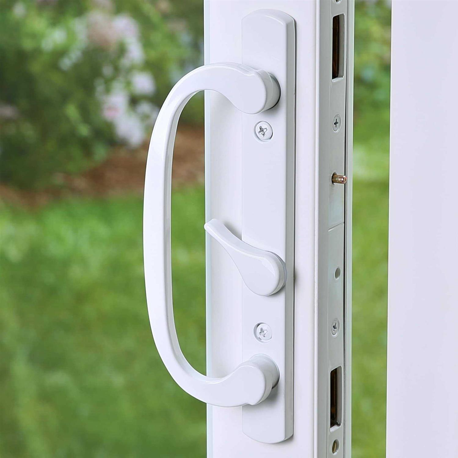Prime Line Patio Door Handle White C 1280 - Cheap Fitting