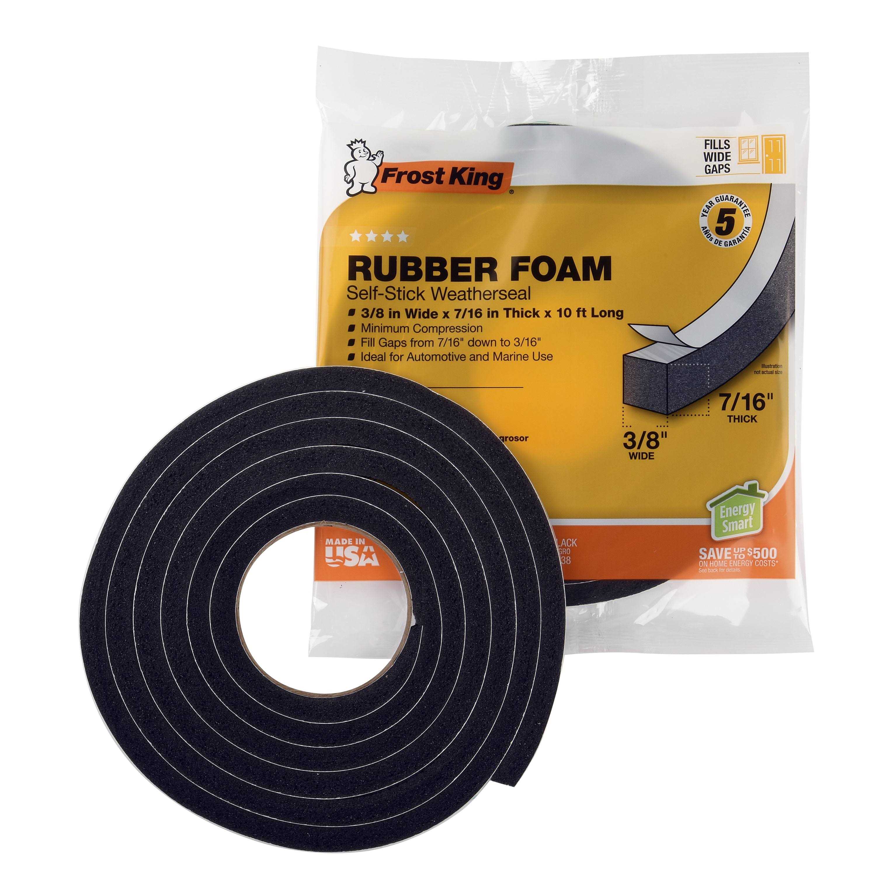 Frost King Sponge Rubber Foam Tape - Cheap Fitting