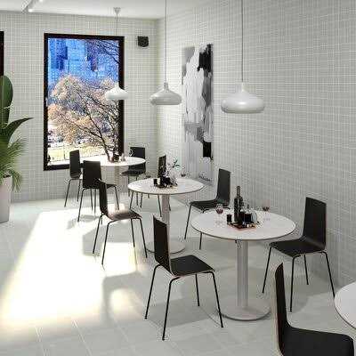 Literary License 3” W x 3” L Porcelain Concrete Look Tile Grid Mosaic Sheet PIXL - Cheap Fitting