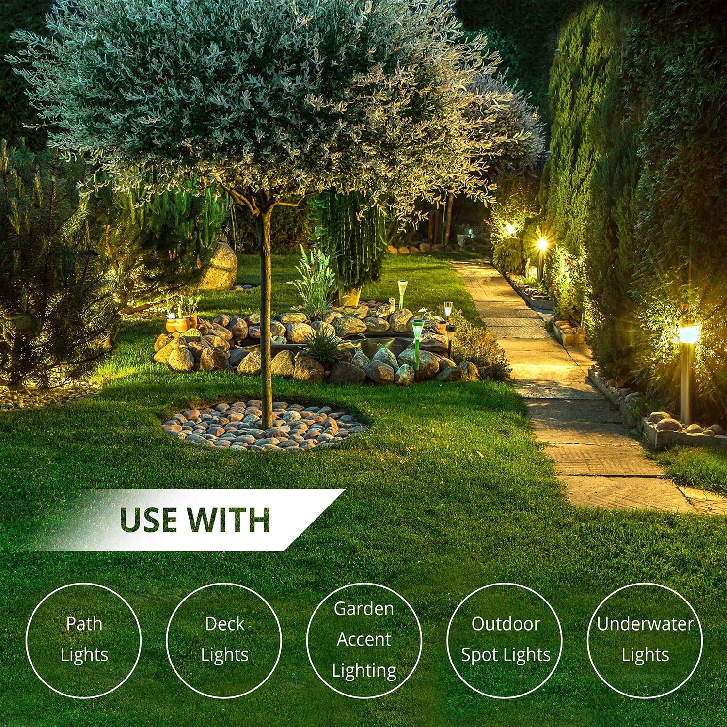 Wirefy Low Voltage Landscape Lighting Wire - Cheap Fitting