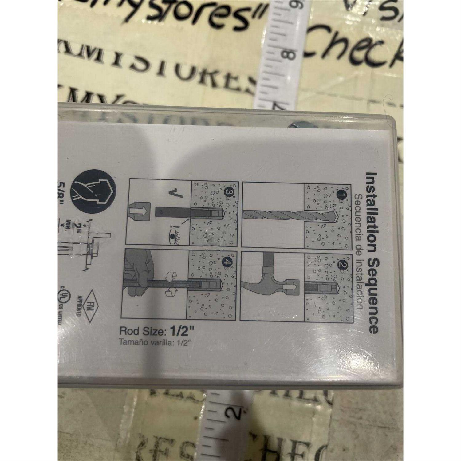 Simpson Strong-Tie dia50c20 1/2 Drop-in Anchor - Cheap Fitting