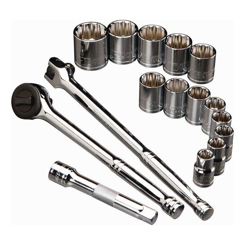Pittsburgh Pro 1/2 in. Drive Metric Socket Set - Cheap Fitting