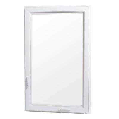 TAFCO WINDOWS 24 in. x 36 in. Right-Hand Vinyl Casement Window with Screen – White - Cheap Fitting