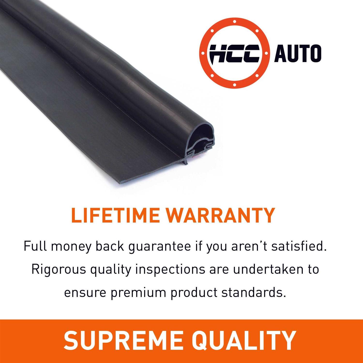 HCC Auto RV Slide Out Black Rubbers 018-312-EKD & 018-341 EK 1′ x 15/16′ x 35′ D-Seal Wiper & 1/2′ x 2.75′ x 35′ Seal Base - Cheap Fitting