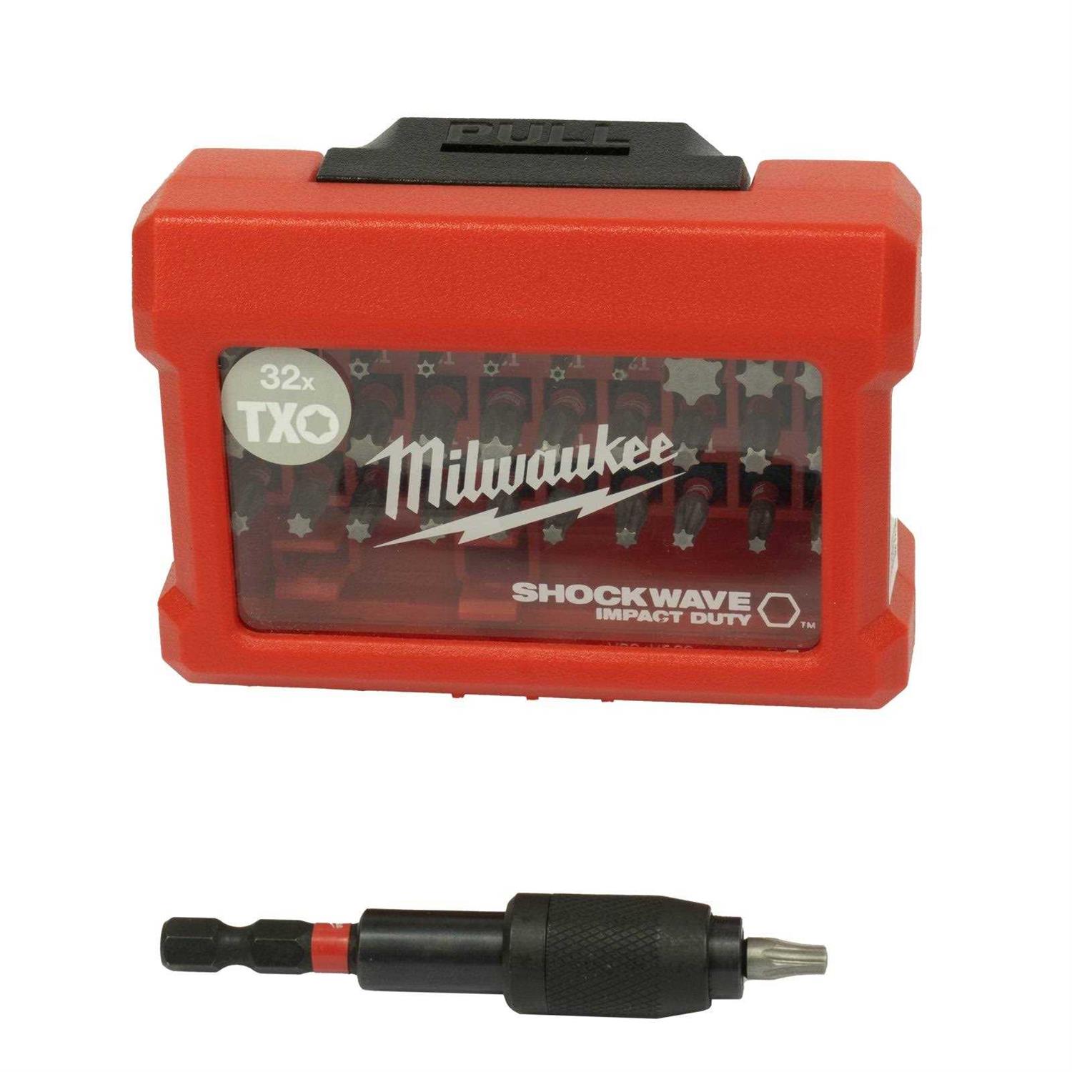 Milwaukee Shockwave Compact Bit 32 Piece Torx Set 4932471586 - Cheap Fitting