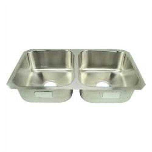 Sterling 11406-NA McAllister Stainless Steel Undermount Double Bowl Kitchen Sink - Cheap Fitting