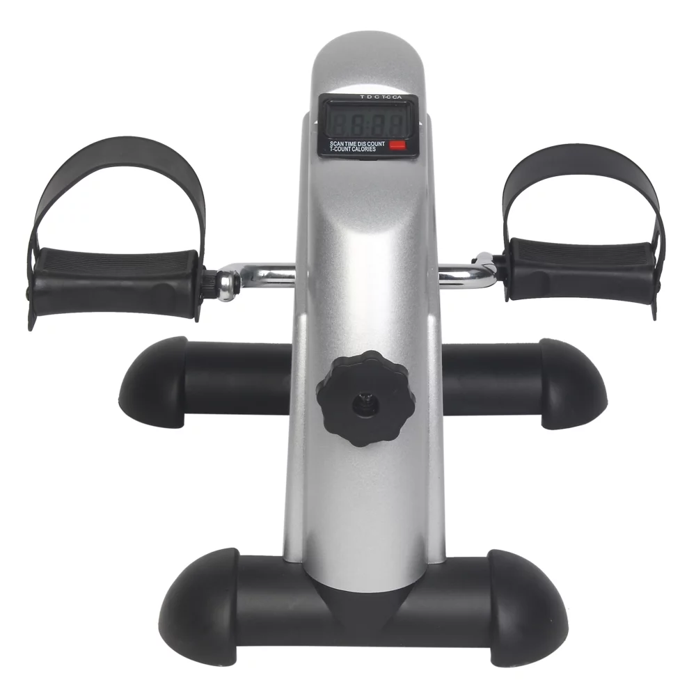 Ktaxon Portable Mini Bike Desk Exercise, Home Office Mini Peddle Bike with LCD Screen, 220 lb Maximum Weight (Silver) - Cheap Fitting