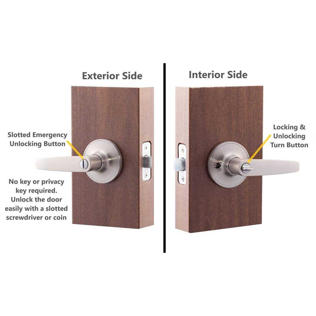 Copper Creek DL1230SS Daley Privacy Door Lever - Cheap Fitting