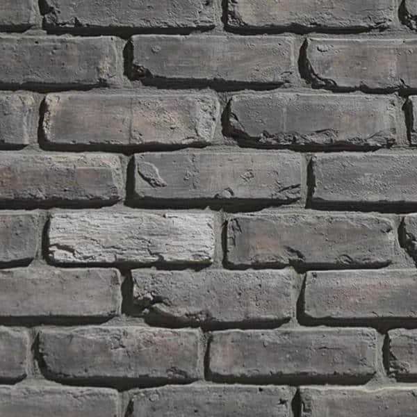 Koni Brick Old Chicago Grey 10.76 sq. ft. Flats 0.65 in. x 8.20 in. x 2.50 in. Thin Brick - Cheap Fitting