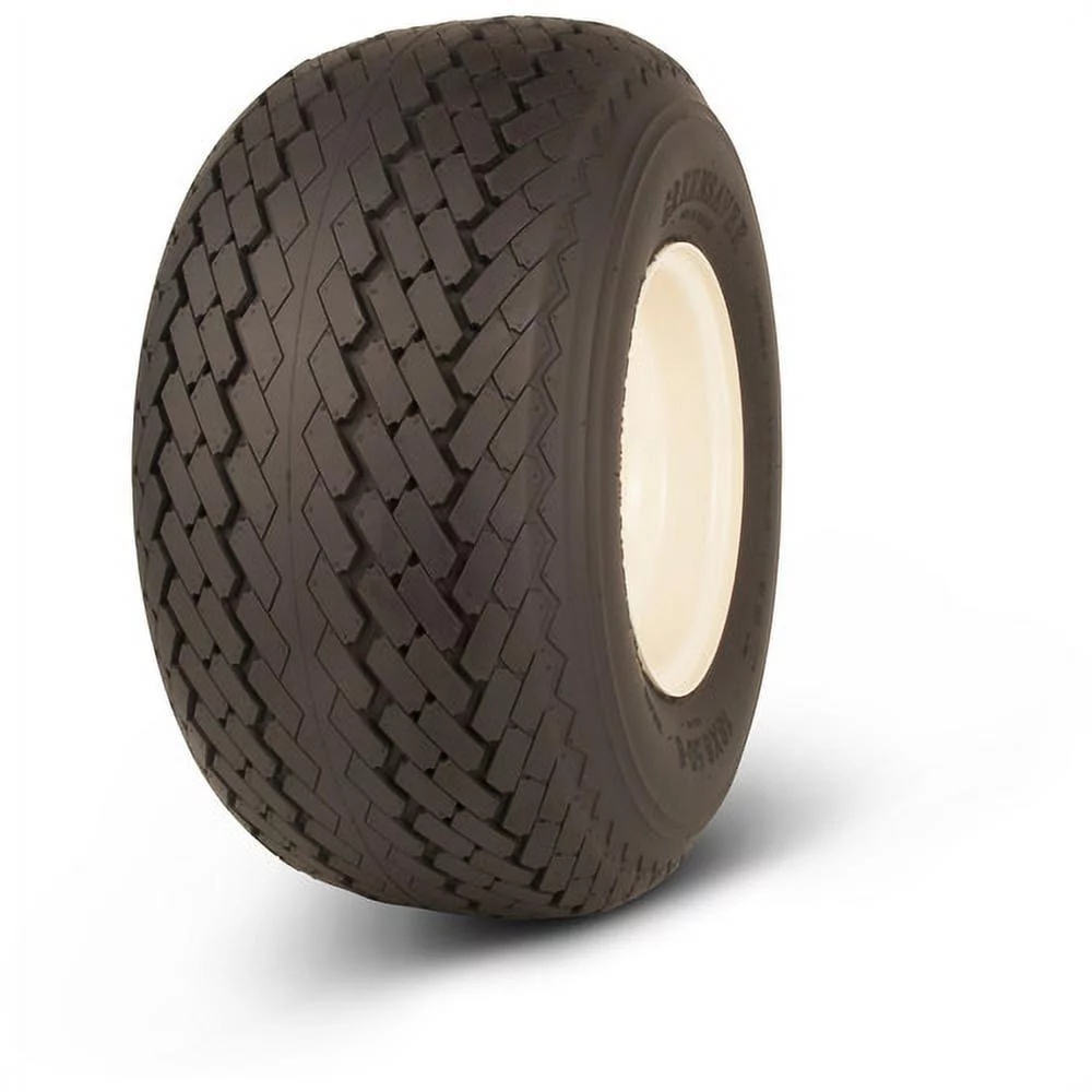 Greenball Greensaver 18X8.50-8 4 PR Golf Cart Tire and Wheel Assembly, 4 lug White Color Wheel included - Cheap Fitting