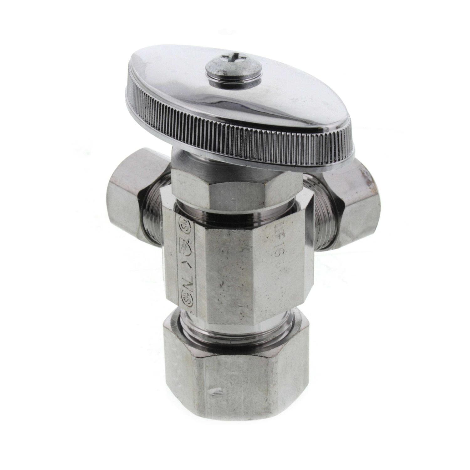 Brasscraft CR1901LRX C1 Stop Valve 1/2 x 3/8 x 3/8 in Connection - Cheap Fitting