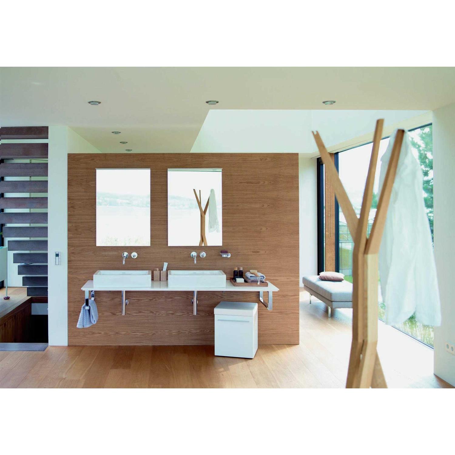 Vero Ceramic Rectangular Vessel Bathroom Sink Duravit 04556000001 - Cheap Fitting