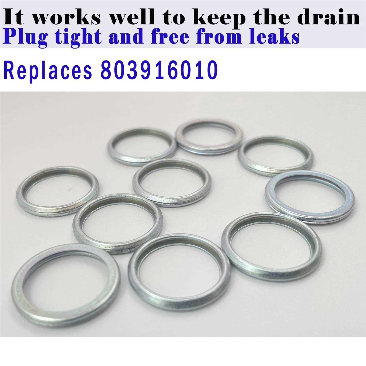 10 Packs Subaru Oil Drain Plug Gaskets Compatible with Subaru Outback Impreza Legacy Forester Xv Crosstrek Brz Subaru Drain Plug Crush Washer - Cheap Fitting