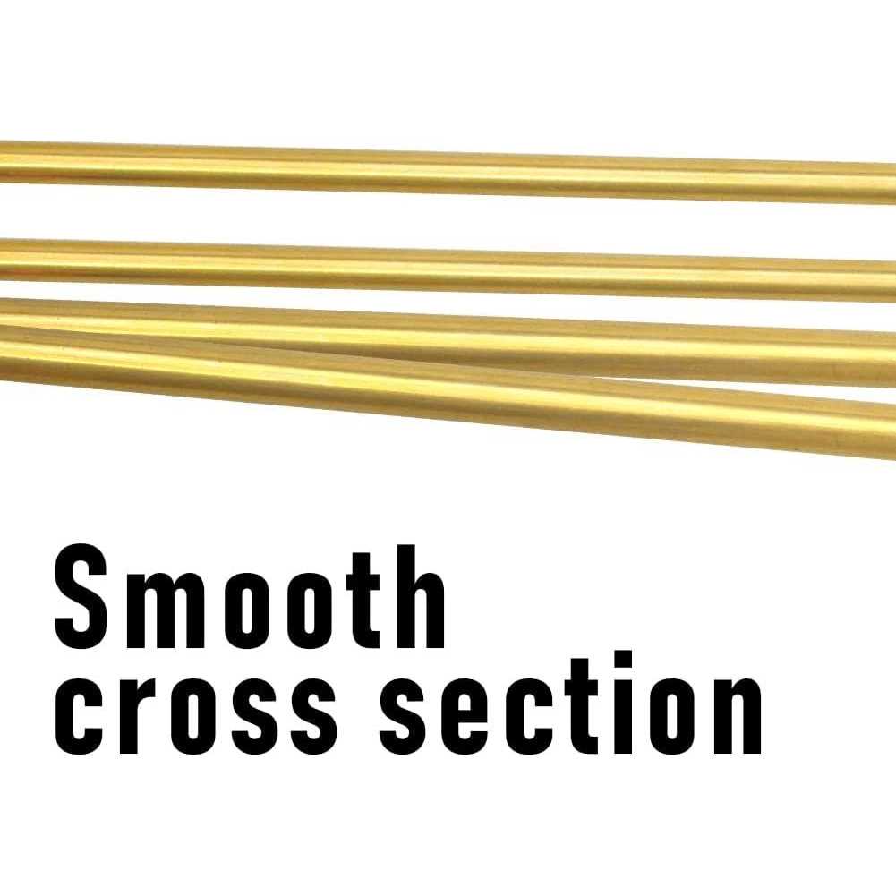 Tynulox H62 OD Brass Tube Wall × 300mm Length Brass Tubing Seamless Round Tubing - Cheap Fitting