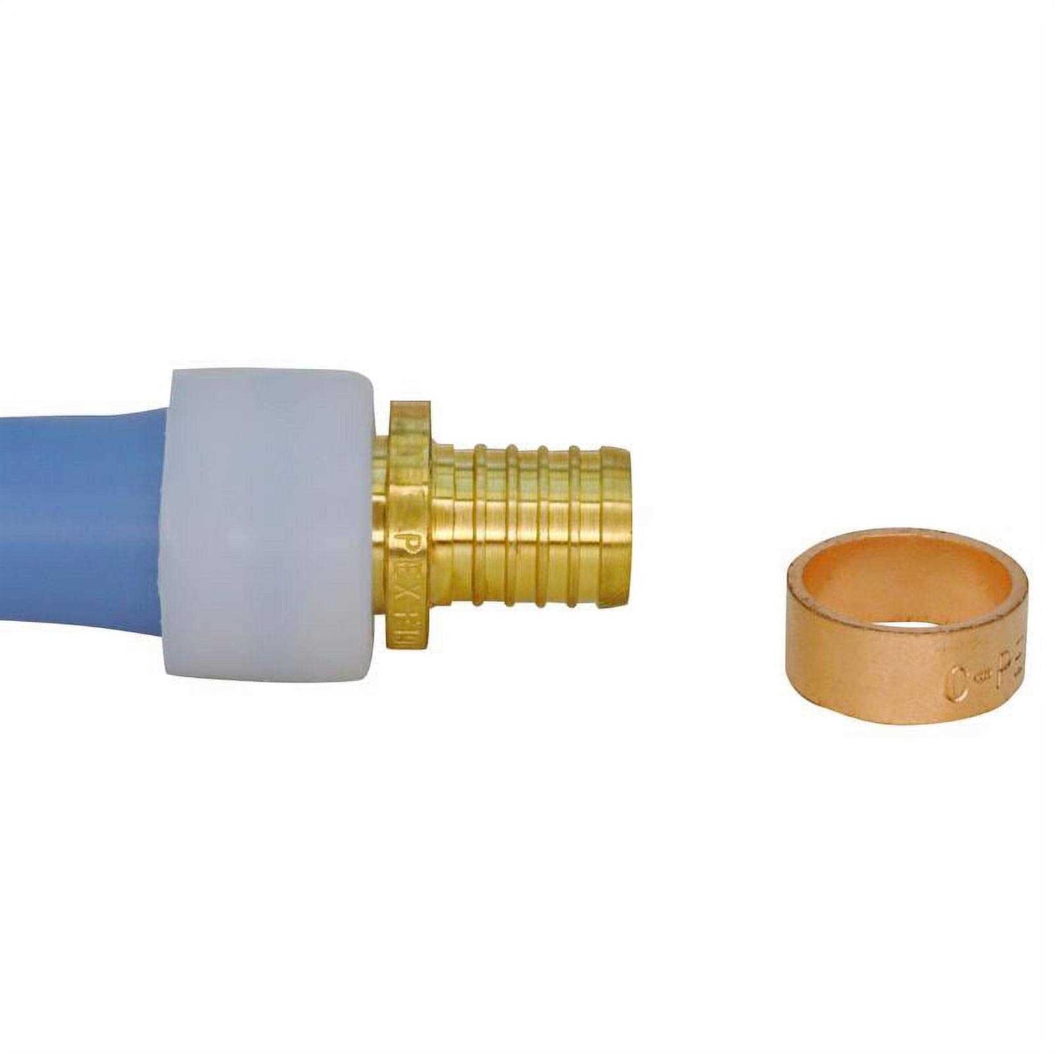 Apollo 1/2 in. Brass PEX-A Barb X Polybutylene Coupling EPXBC1212 - Cheap Fitting