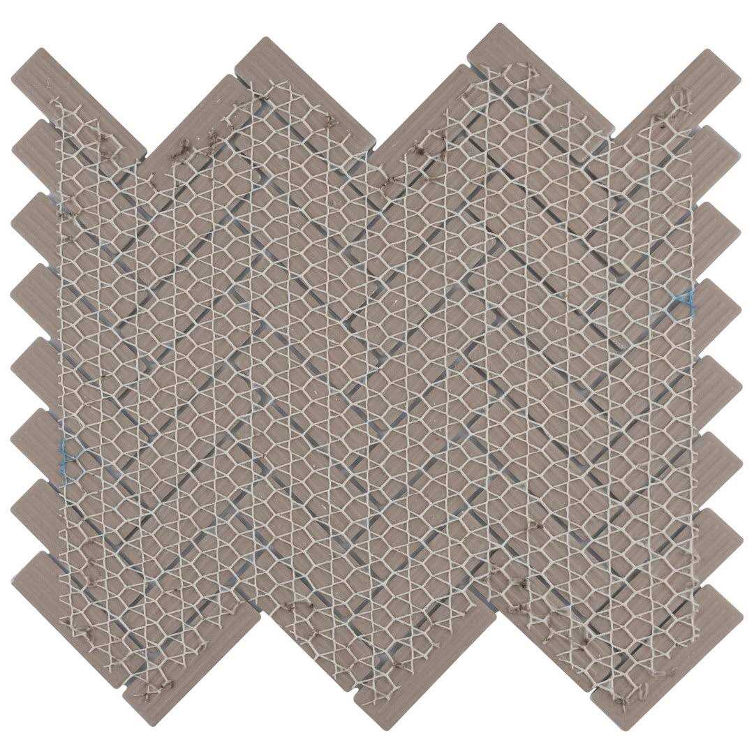 Merola Tile Metro Brick Herringbone White 12-1/2 in. x 10-5/8 in. Porcelain Mosaic Tile - Cheap Fitting