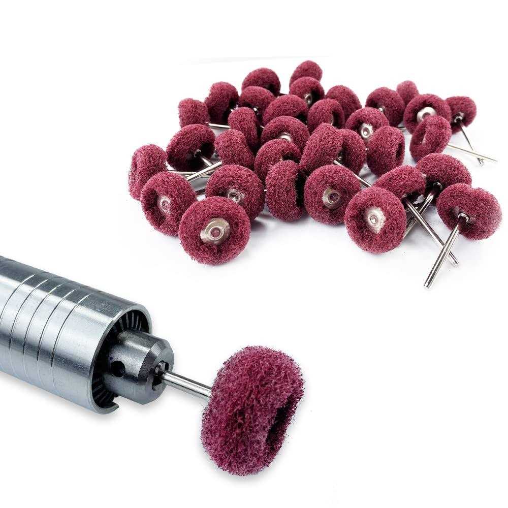 Phyhoo 80pcs Fine Abrasive Wheel Brush For Dremelforedom Rotary Tools 2 35mm at MechanicSurplus.com - Cheap Fitting