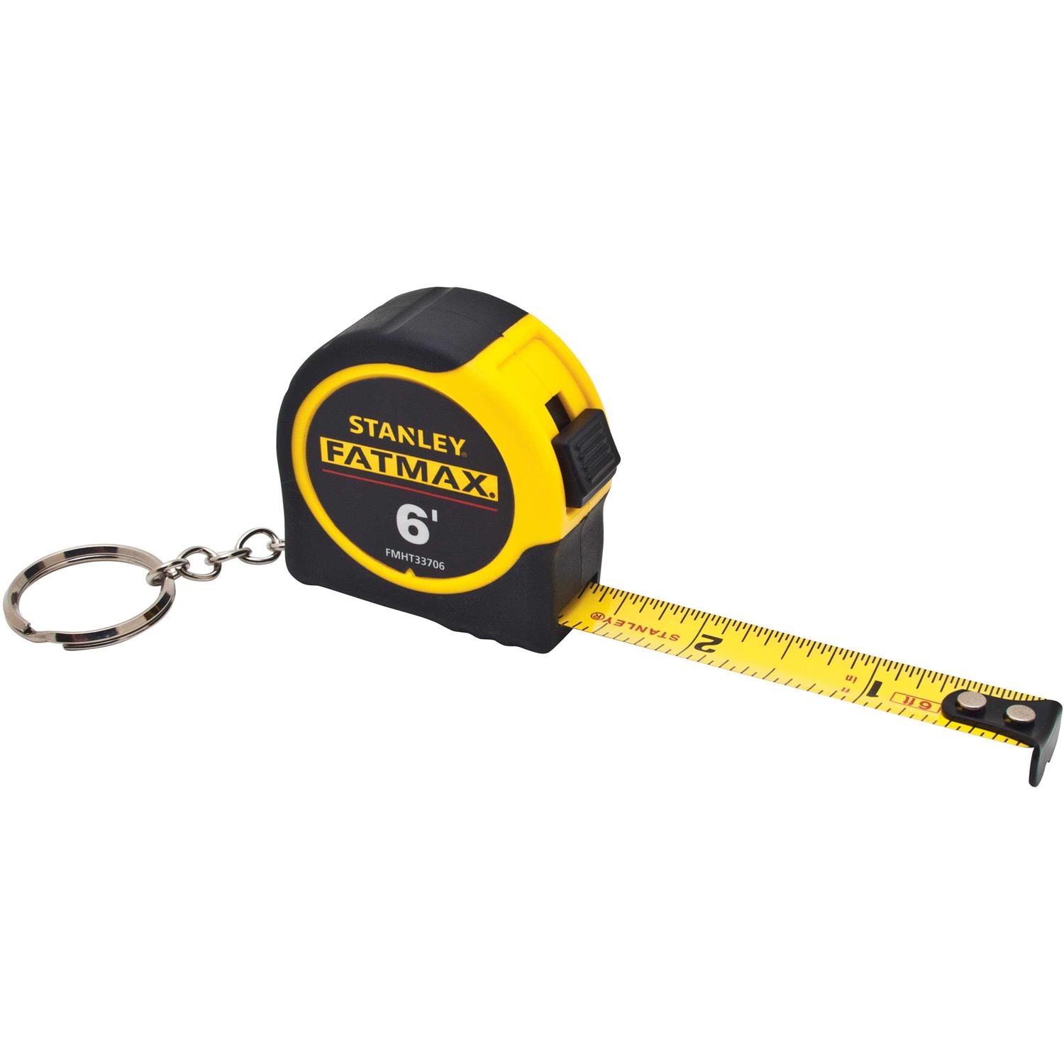 Stanley Fatmax 6 ft. Keychain Tape Measure FMHT33706M - Cheap Fitting
