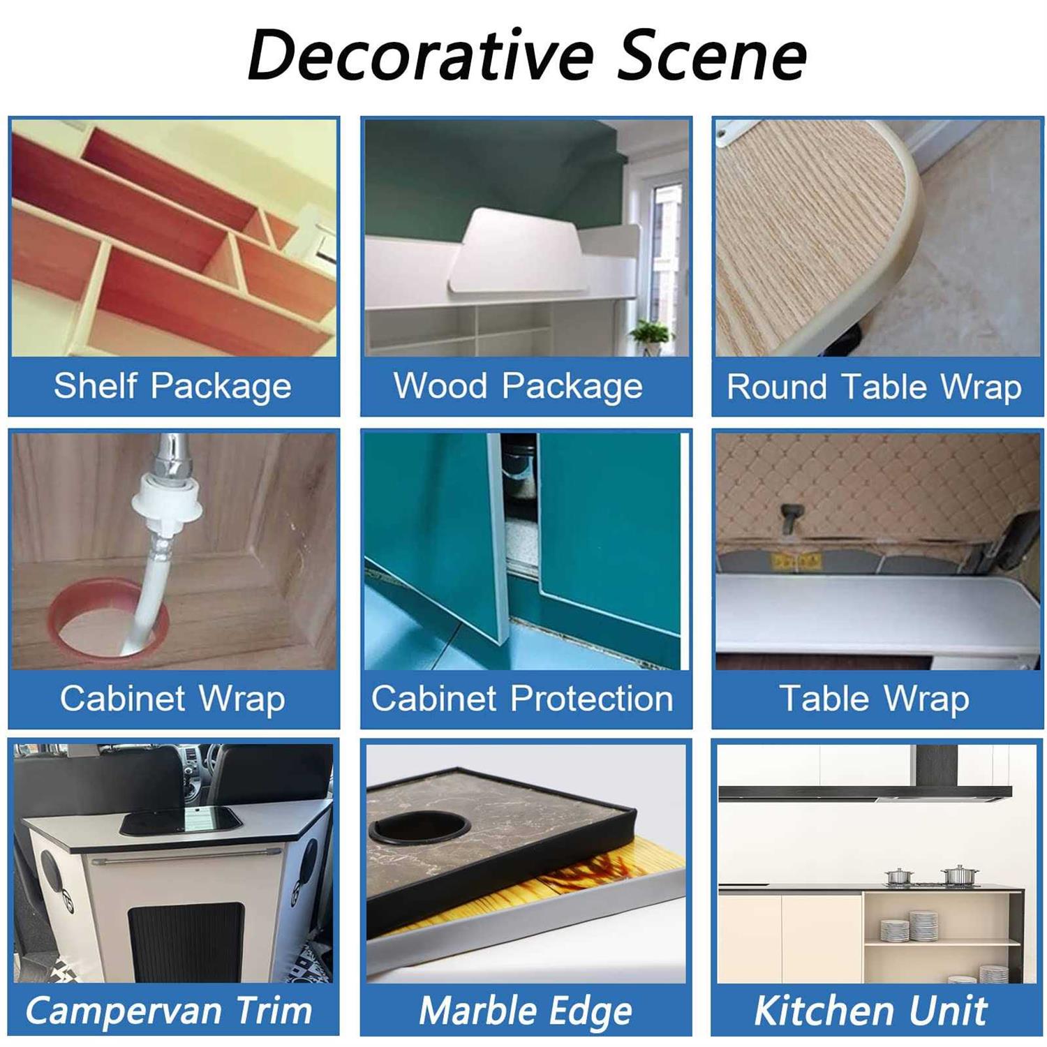 Edge Protector for Furniture, U Shape Edge Banding, Corner Protectors and Furniture Edge - Cheap Fitting