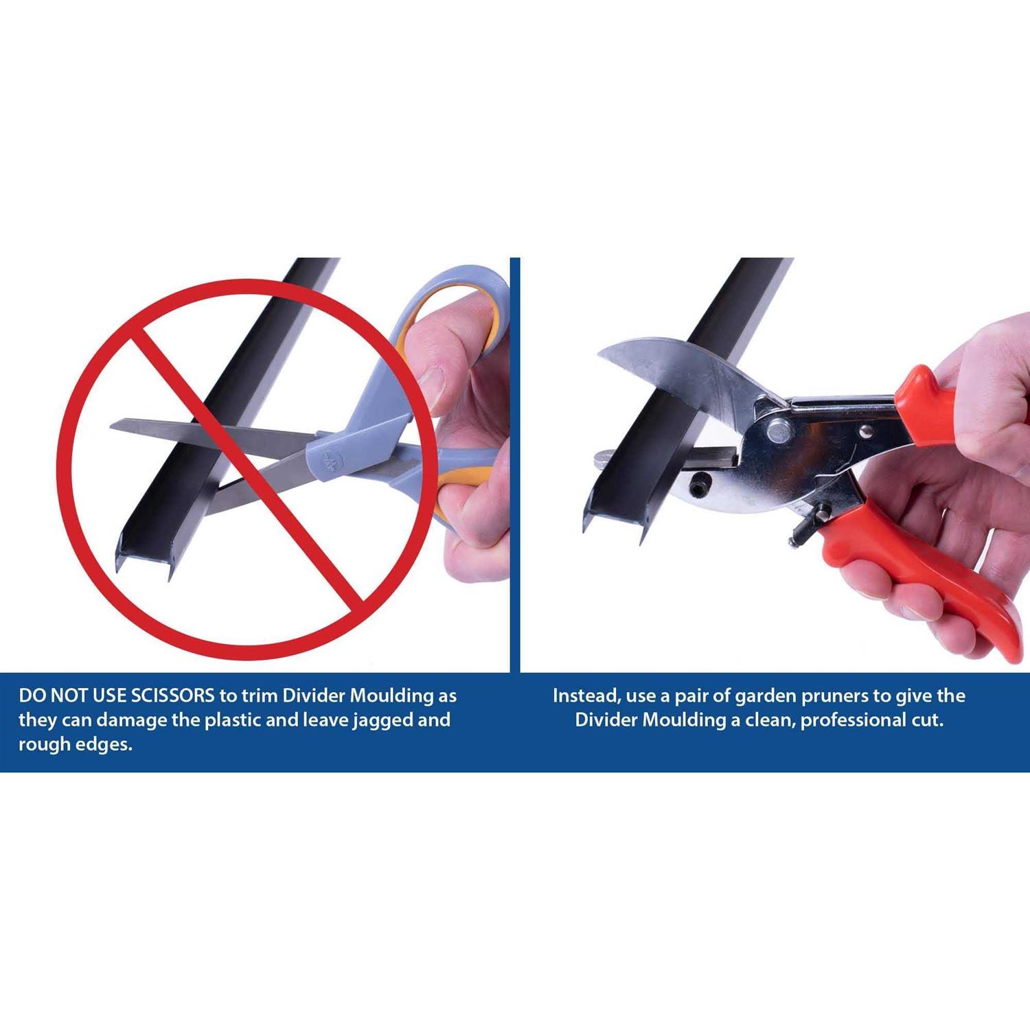 Outwater H Channel Fits Material Thick Styrene Divider Moulding 46-in Length 3P1.27 - Cheap Fitting