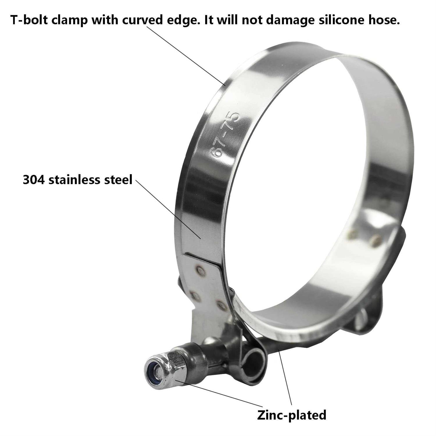 Ucreative 90 Degree Elbow 4-ply High Performance Coupler Silicone Hose for Vehicle with T-Bolt Clamp - Cheap Fitting