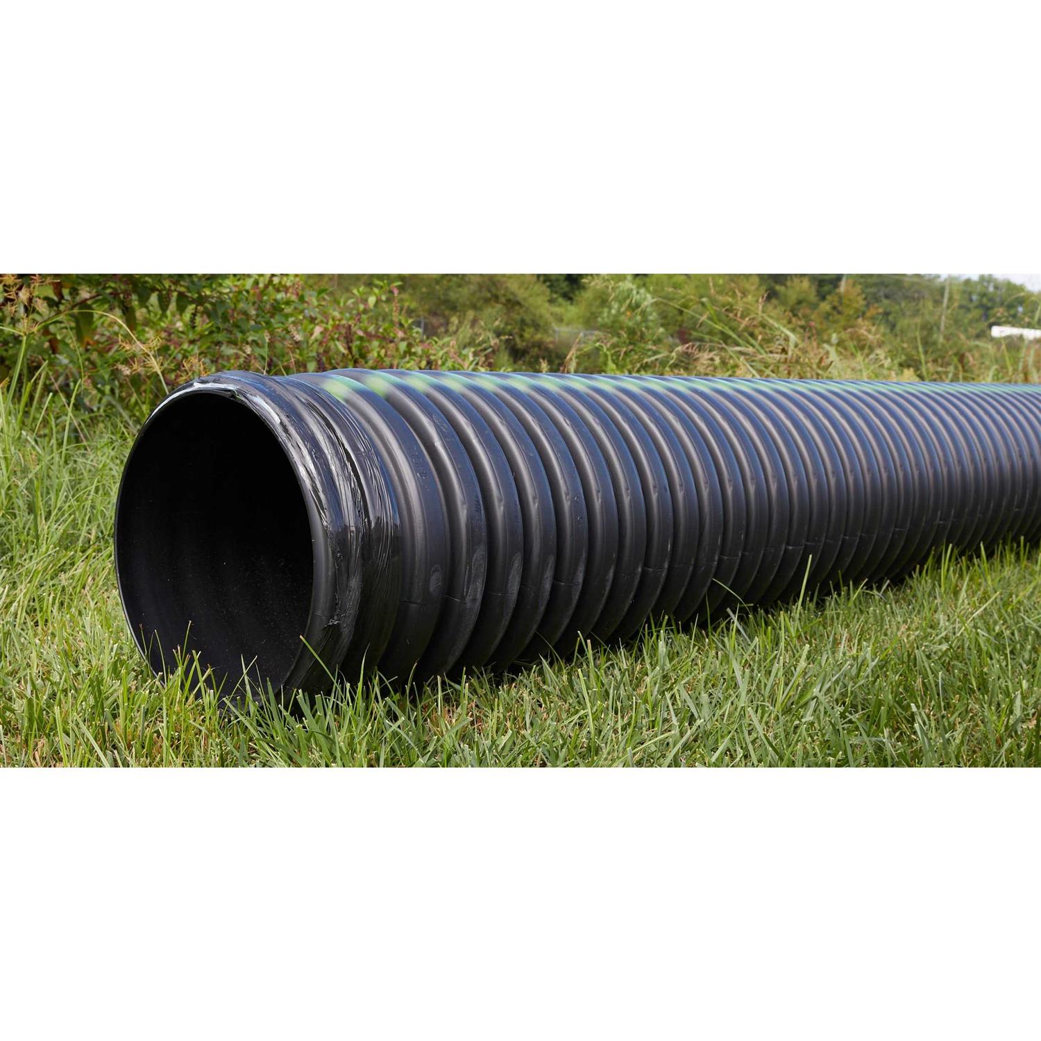 Ads 20-ft Corrugated Culvert Pipe - Cheap Fitting