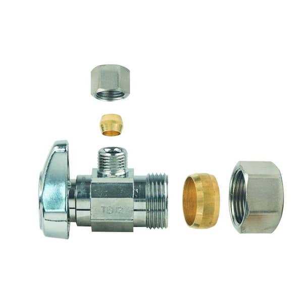Angle Valve 1/2X1/4 Chrm - Cheap Fitting