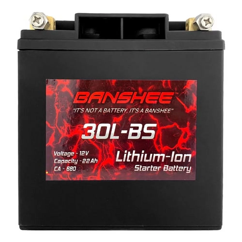 Banshee 12.8 V 30Ah Lithium Ion PIX30L-BS Battery for Arctic Cat, BRP (CAN-AM) UTVs - Cheap Fitting
