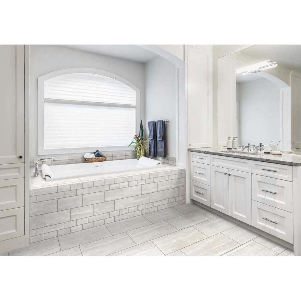 allen + roth Endless Ivory 12-in x 24-in Matte Porcelain Stone Look Floor and Wall Tile 1101895 - Cheap Fitting