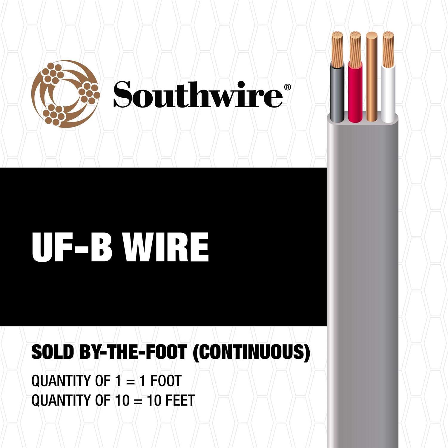 Southwire 8/3 Stranded UF Wire 14783505 - Cheap Fitting