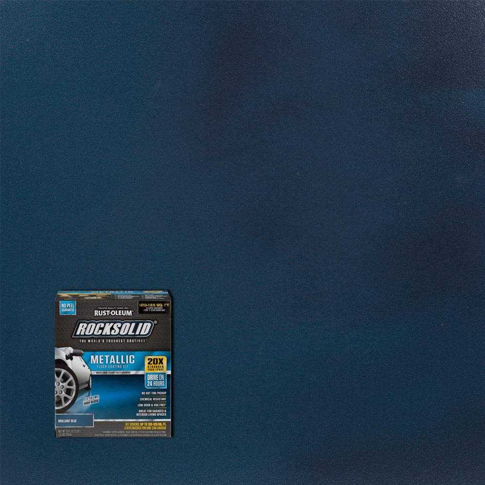 Rust-Oleum RockSolid Metallic Floor Coating Kit - Cheap Fitting
