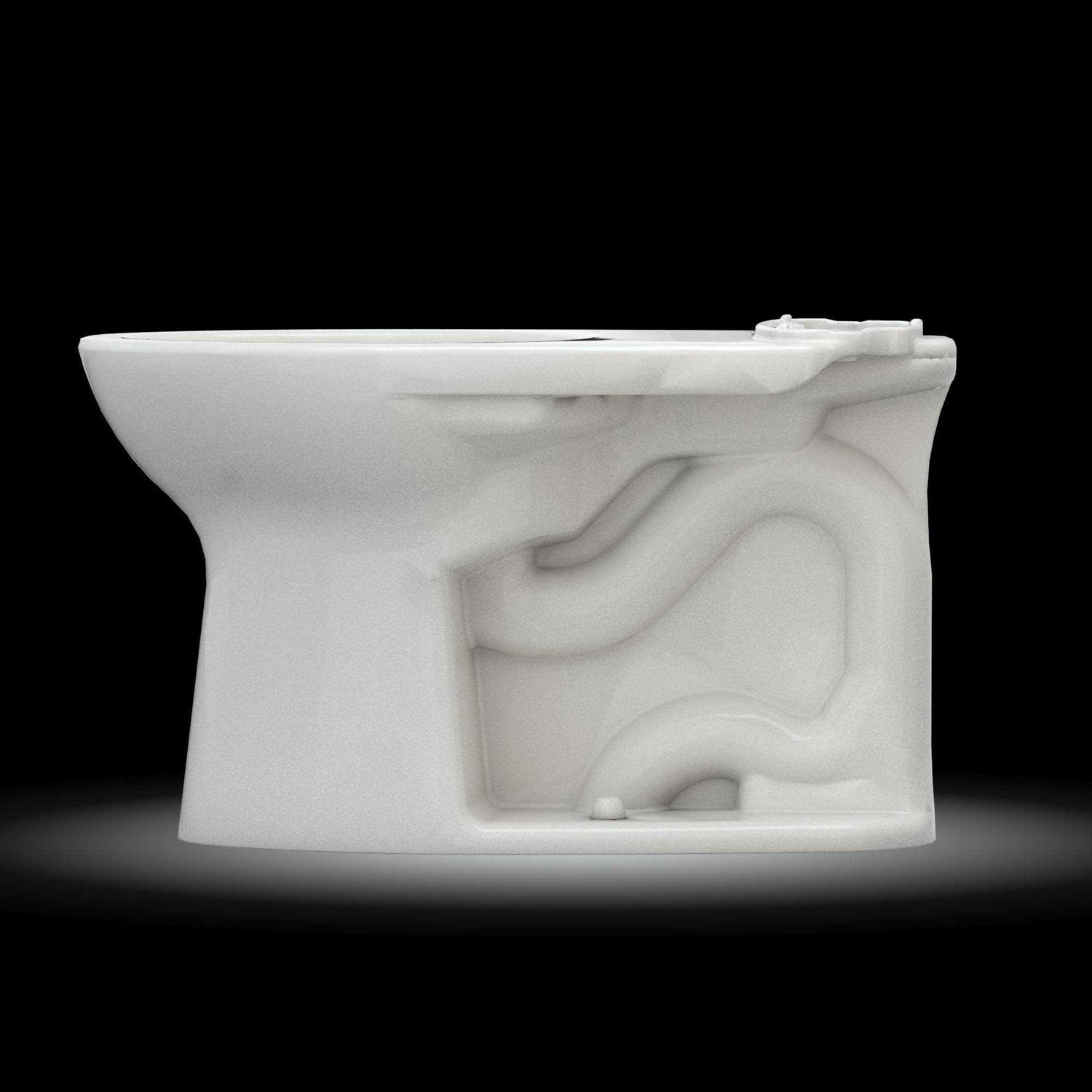 Toto Drake Elongated Universal Height Tornado Flush Toilet Bowl with Cefiontect C776CEFG# - Cheap Fitting