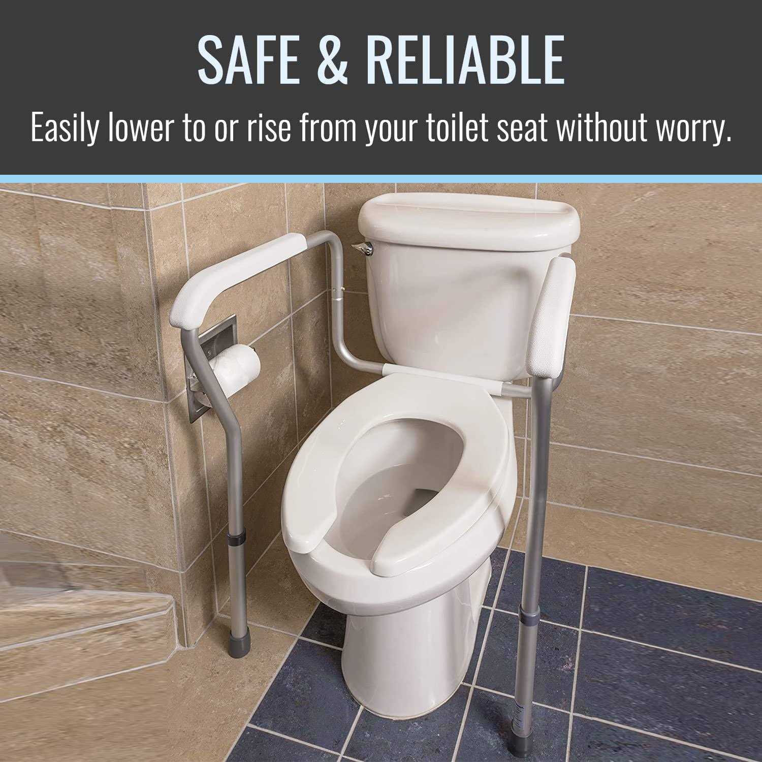 HealthSmart Toilet Safety Arm Support - Cheap Fitting