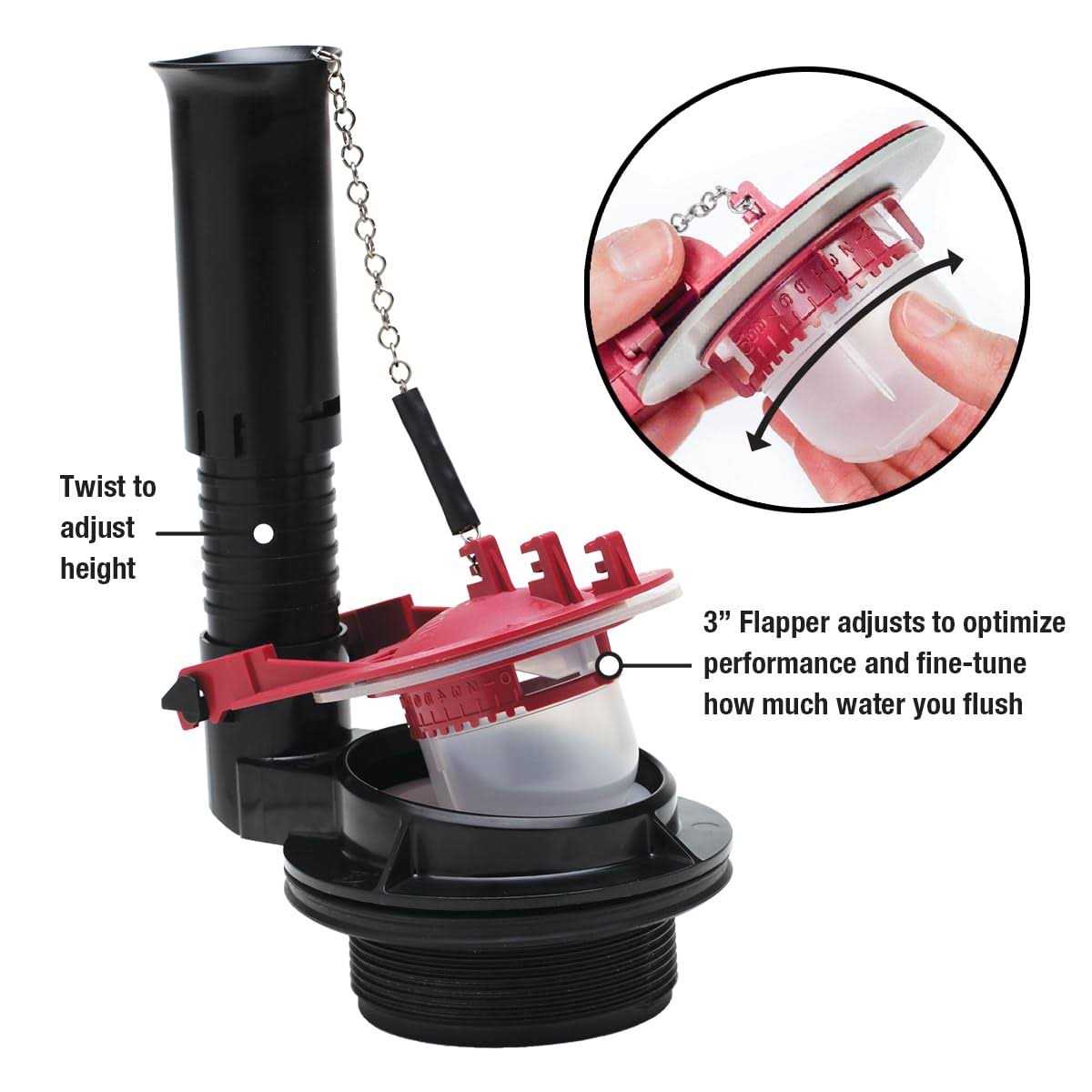 Fluidmaster Everything Toilet Repair Kit Multicolored Metal/Plastic For Universal - Cheap Fitting