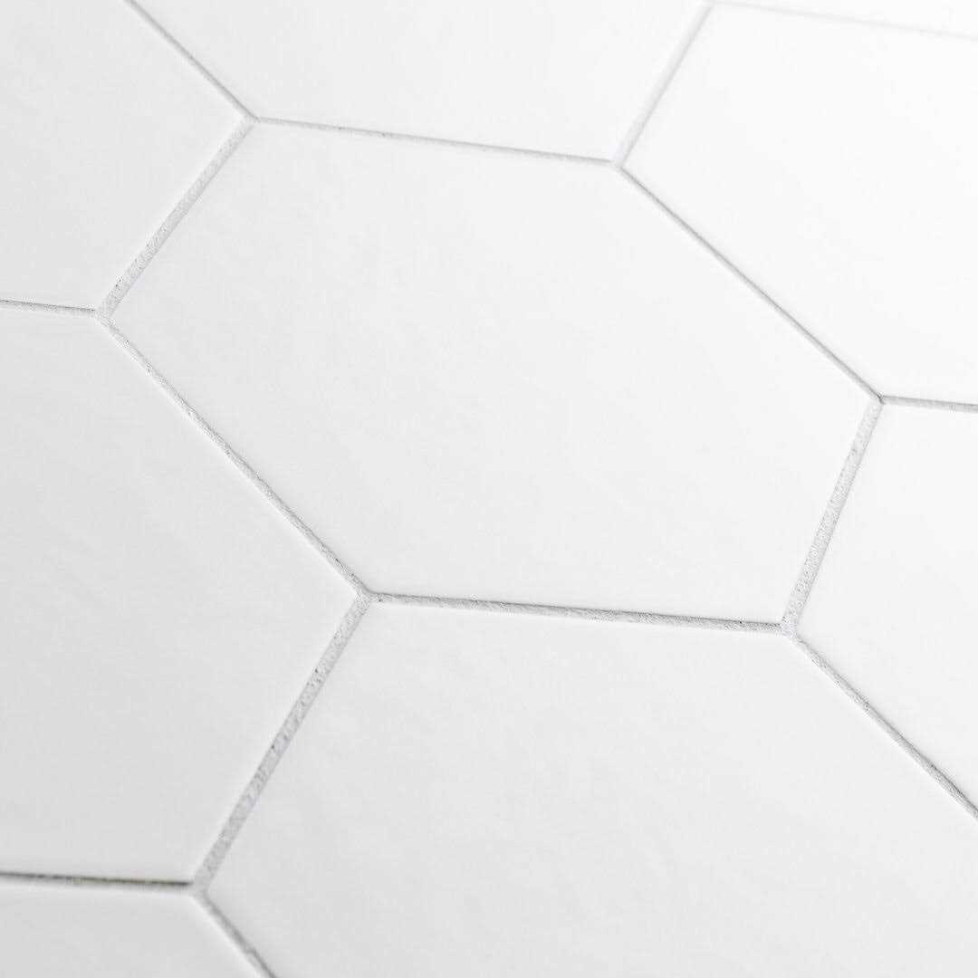 Hex Porcelain Honeycomb Mosaic Wall & Floor Tile Merola Tile - Cheap Fitting