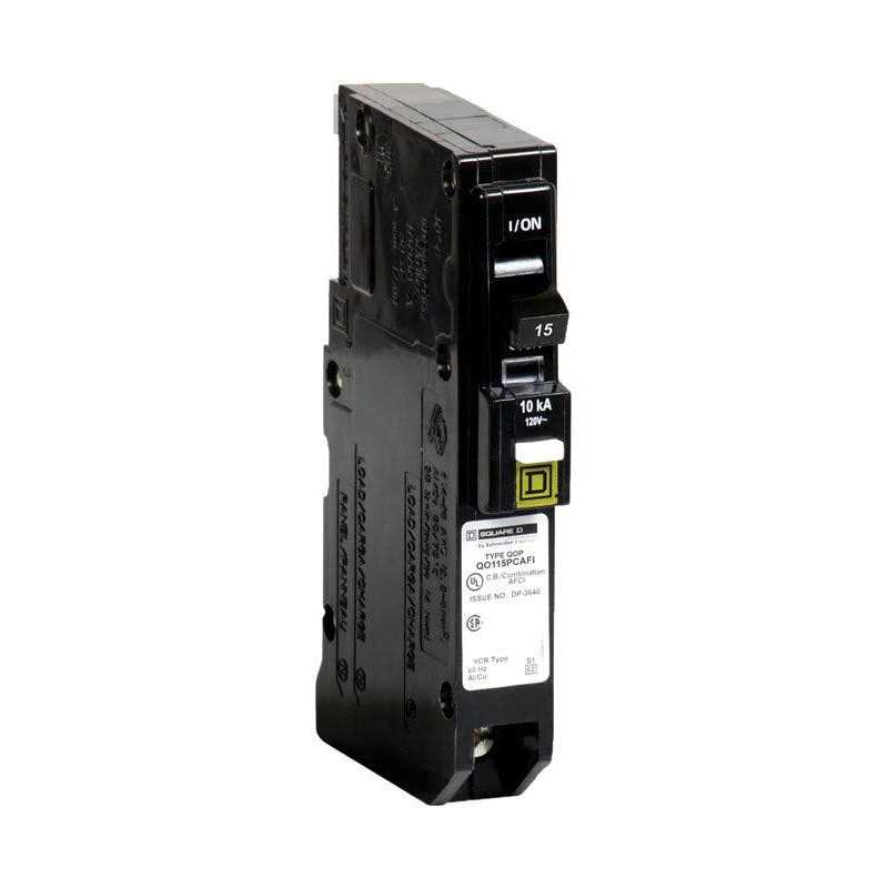 Square D QO115DFC QO Single Pole Dual Function Circuit Breaker - Cheap Fitting