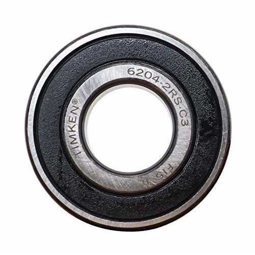 2PACK TIMKEN 6204-2RSC3 Double Rubber Seal Bearings 20x47x14mm,Pre-Lubricated and Stable Performance and Cost Effective - Cheap Fitting