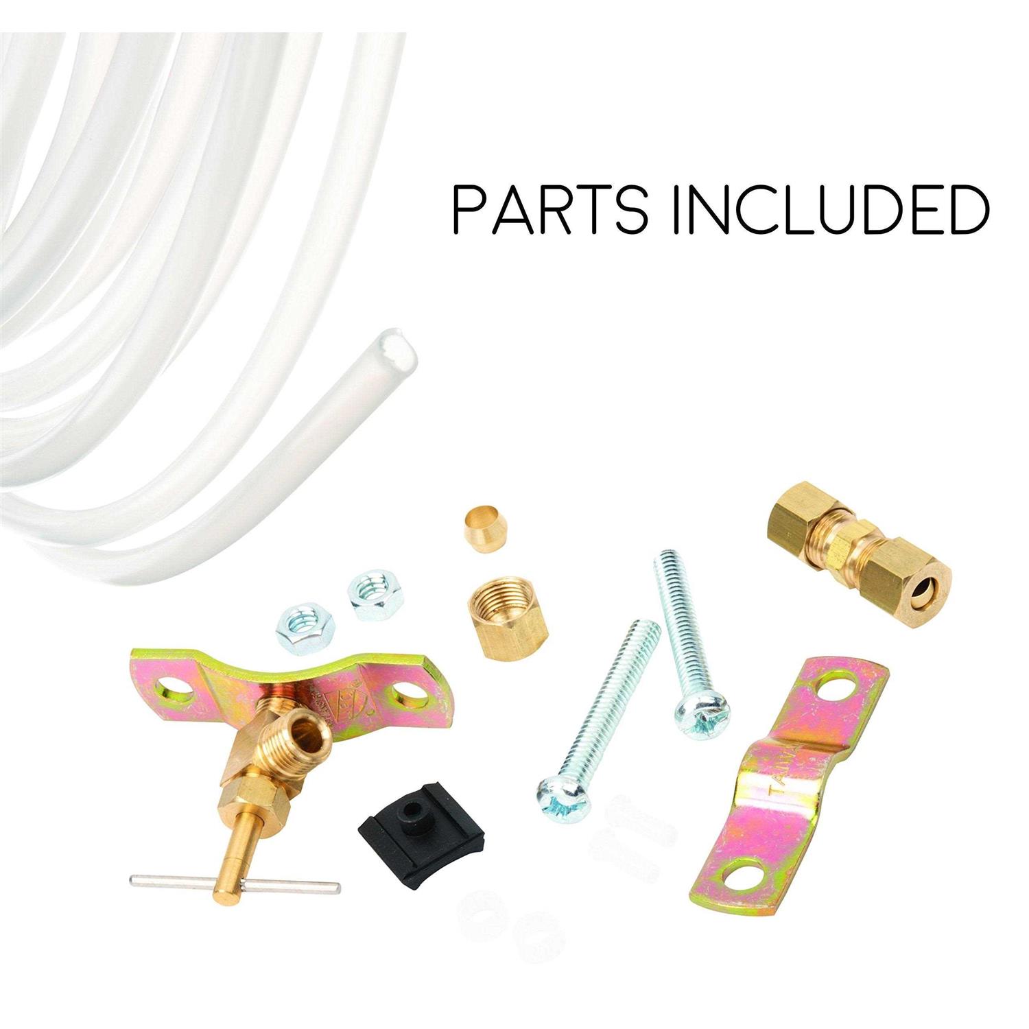 JS Jackson Supplies Ice Maker Supply Line and Humidifier Installation Kit for Refrigerators & Freezers - Cheap Fitting