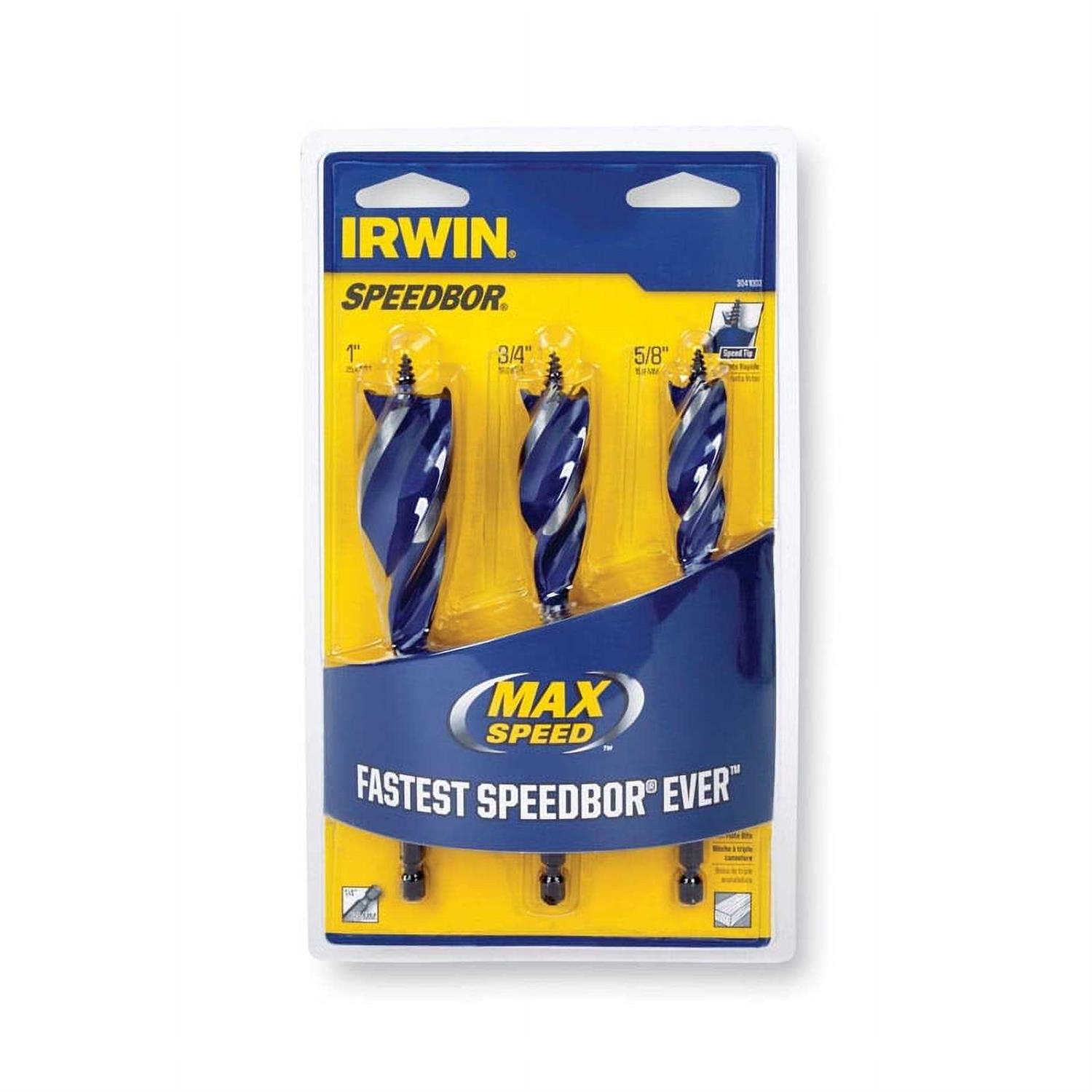 Irwin Speedbor 3041003 Speed Bit Set - Cheap Fitting