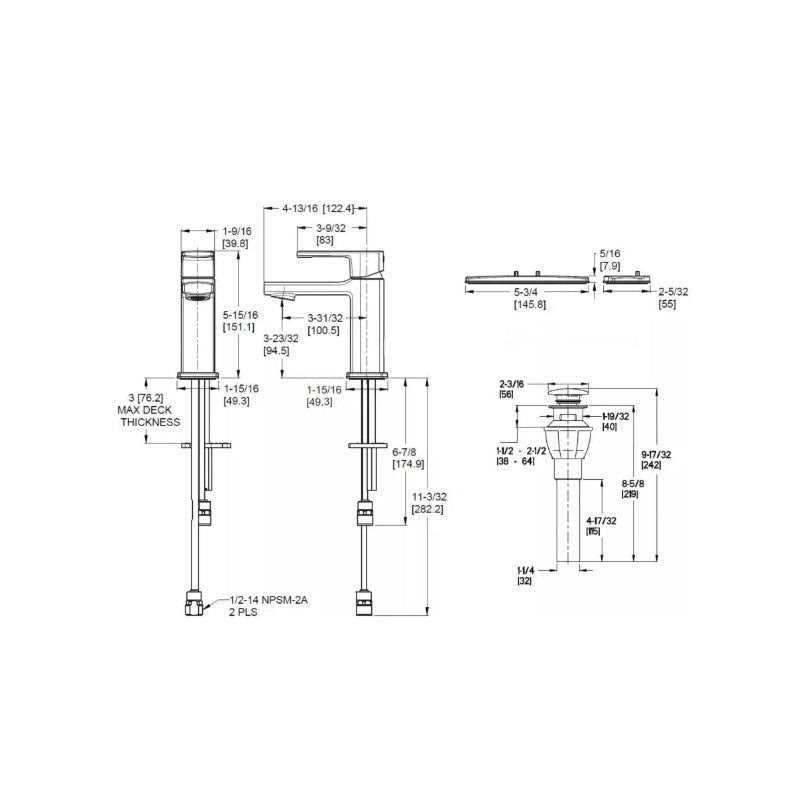 Pfister LG42-DAPB Deckard Single Control Bathroom Faucet - Cheap Fitting