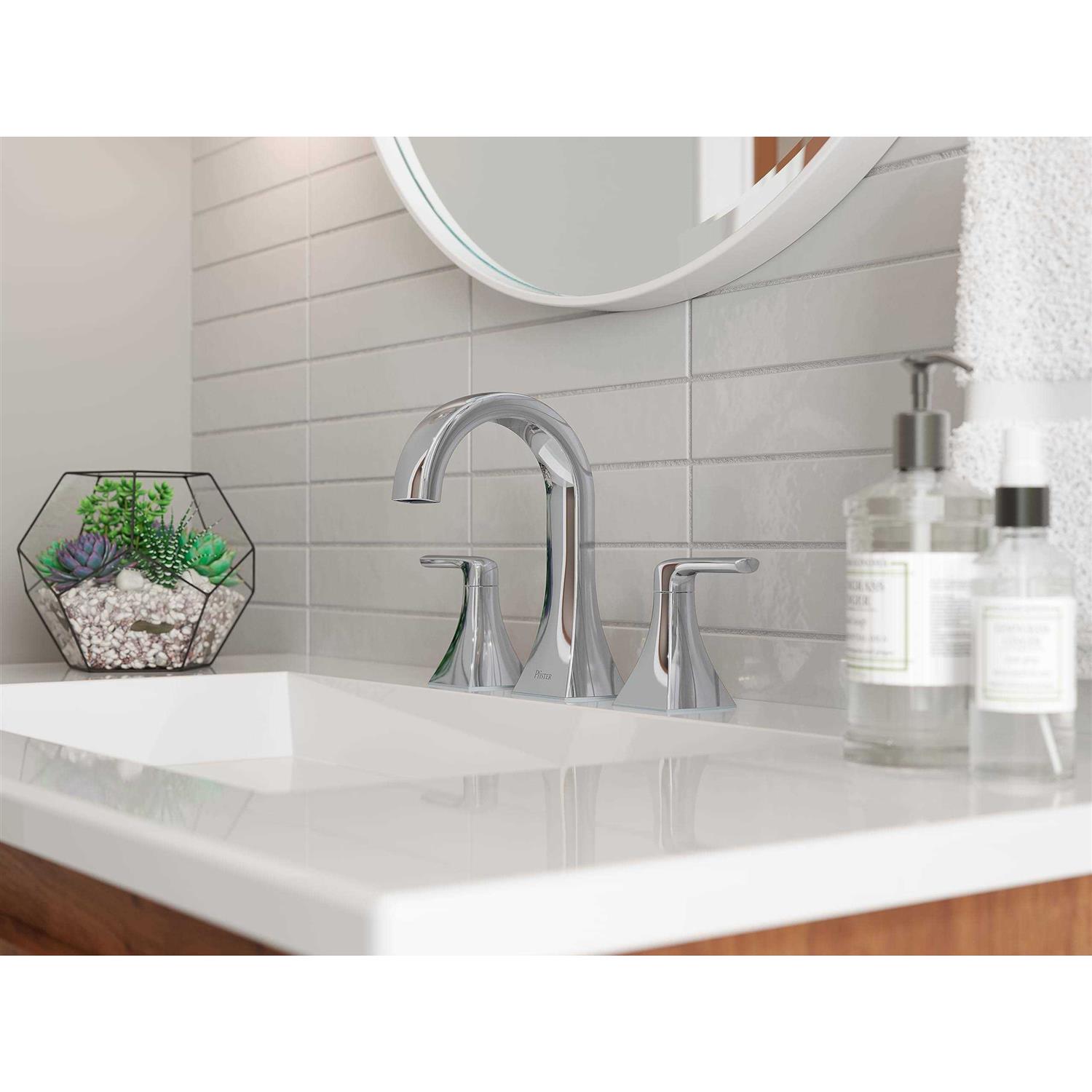 Pfister Bruxie Bathroom Sink Faucet 8-Inch Widespread - Cheap Fitting