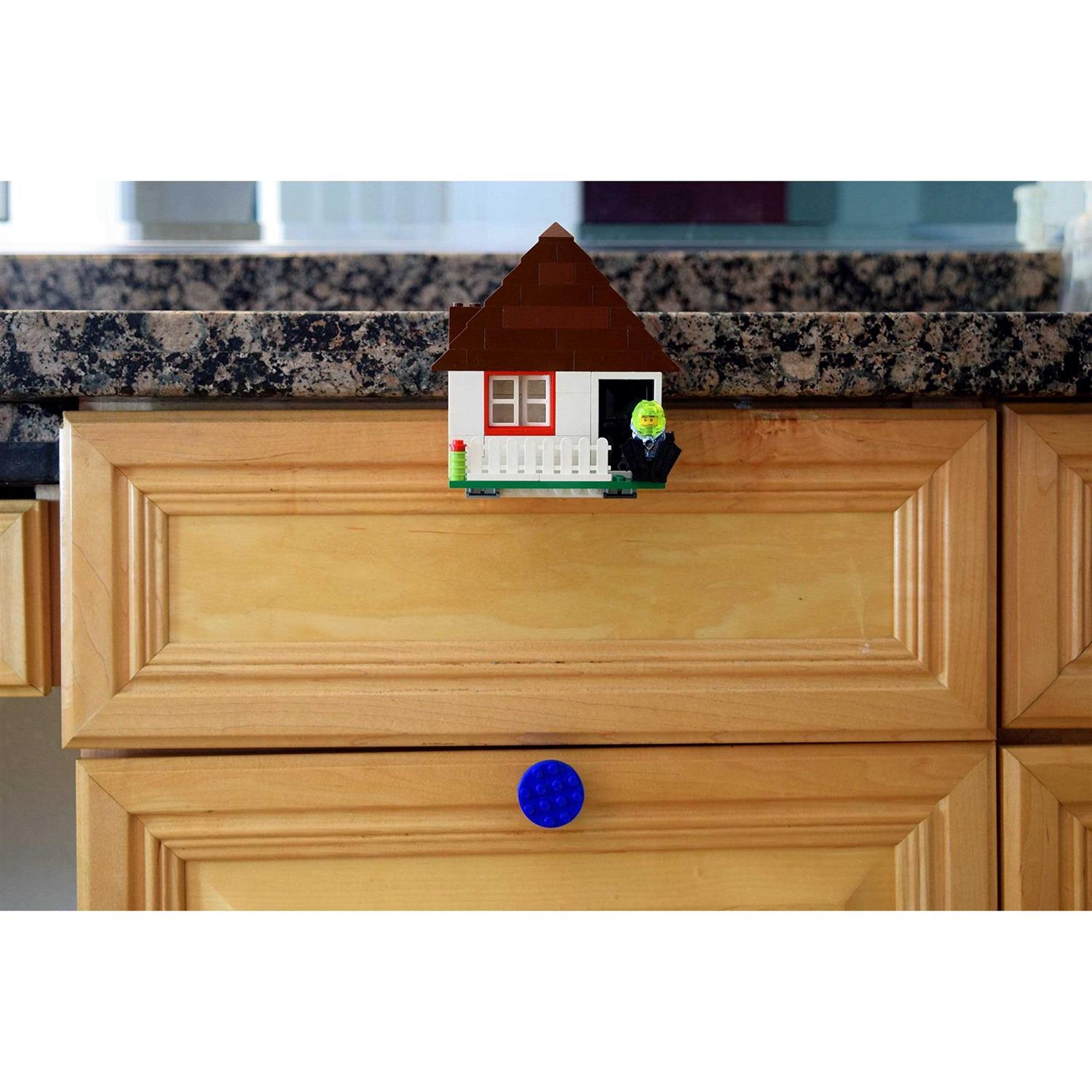 Brick Innovations Set of 5 Build-On Brick Knobs - Cheap Fitting