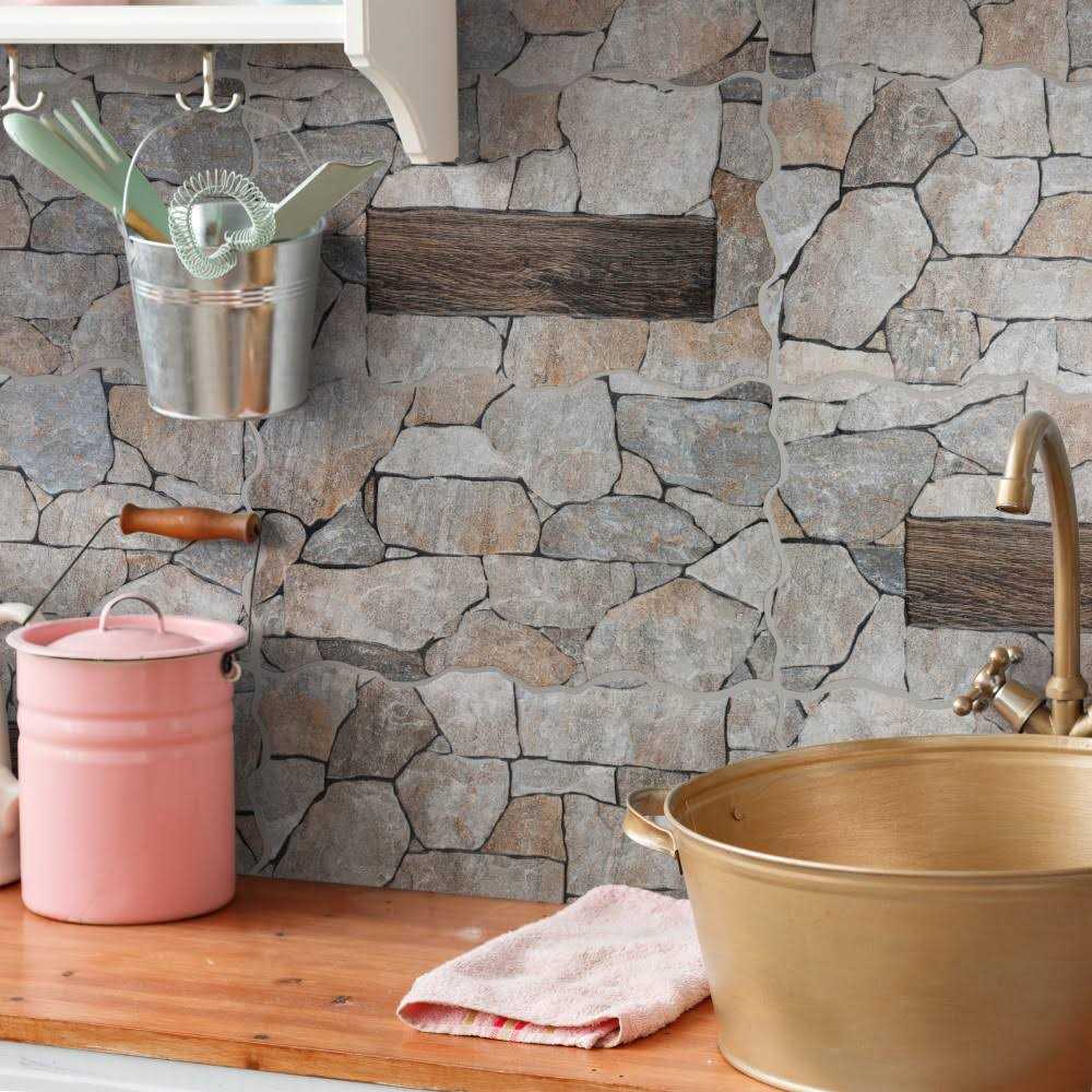 Andorra 10 x 19 Ceramic Stone Look Wall Tile Merola Tile - Cheap Fitting