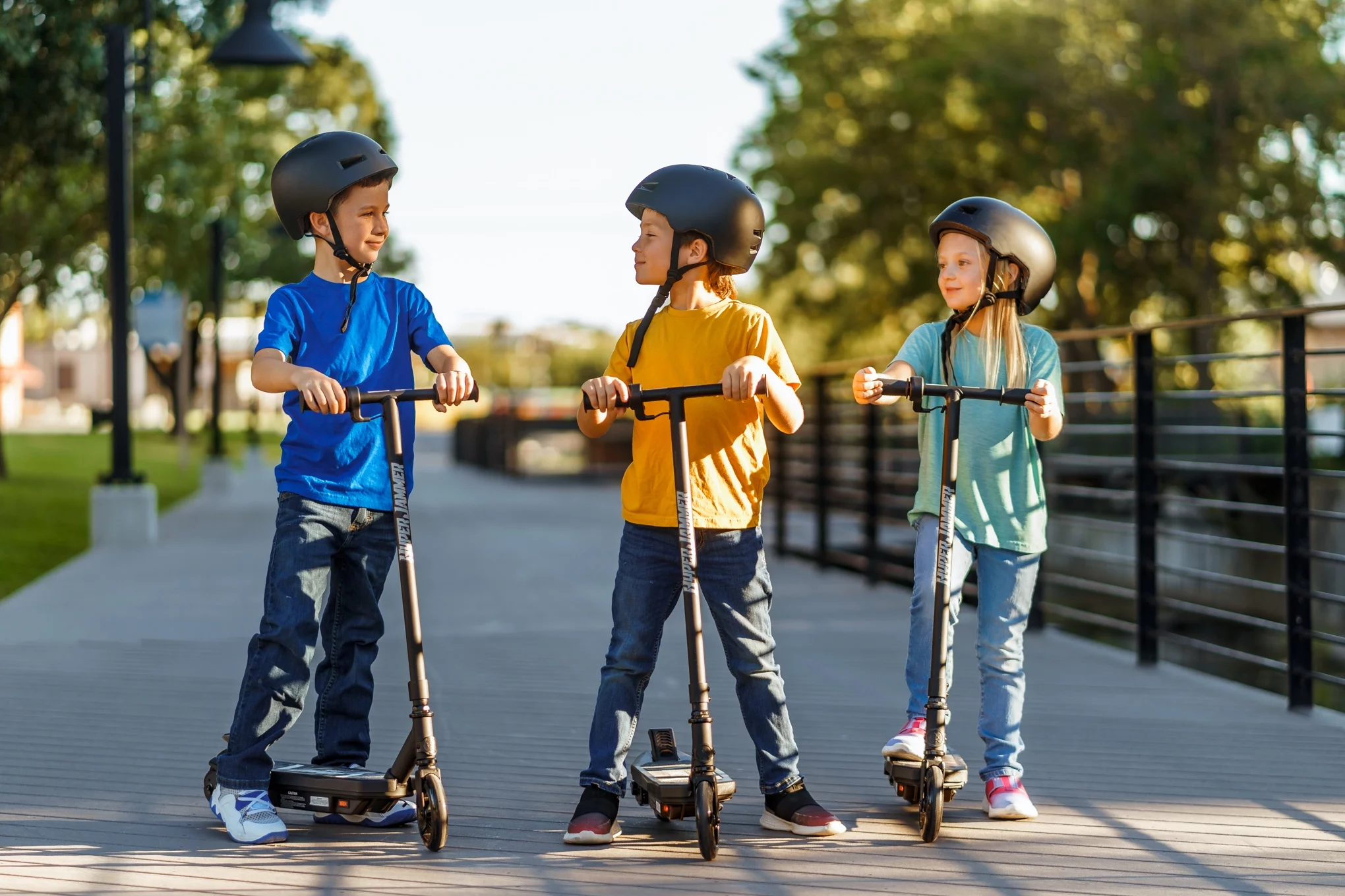 Hyper Toys 12V Jammer Electric Scooter Ride on for Kids, 10 mph Max Speed, for Ages 8+ - Cheap Fitting