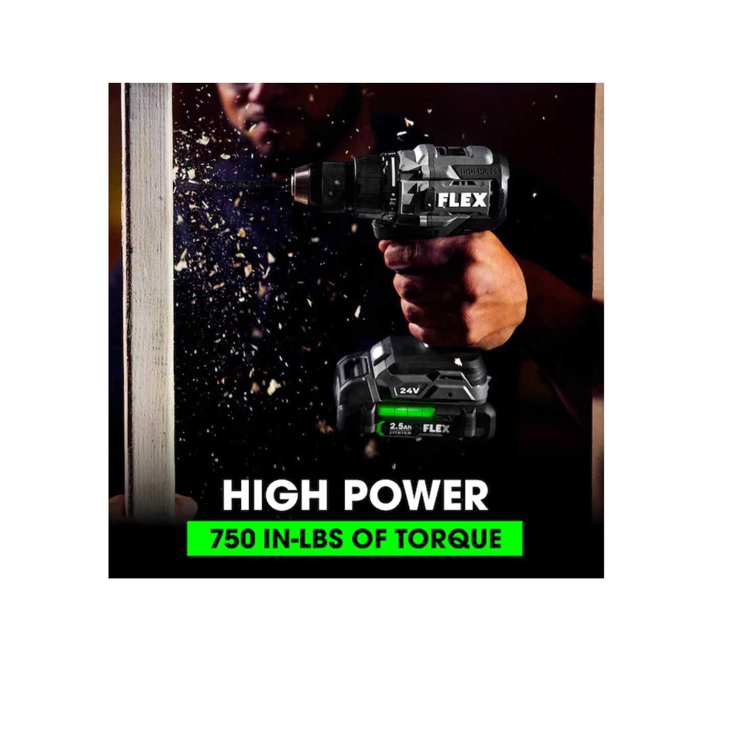 FLEX 4-Tool Brushless Power Tool Combo Kit with Soft Case - Cheap Fitting